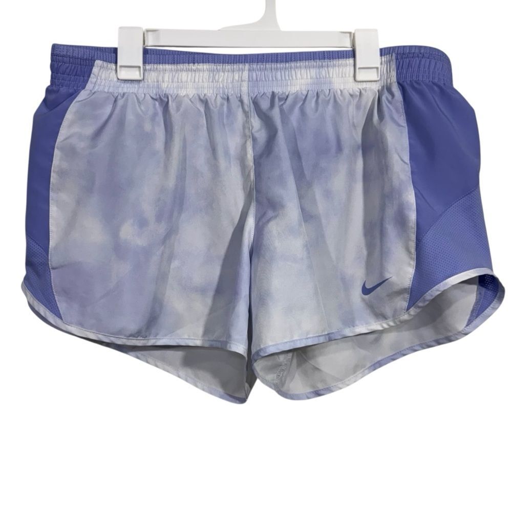 Nike Dri-Fit Purple Marlbled Athletic Shorts